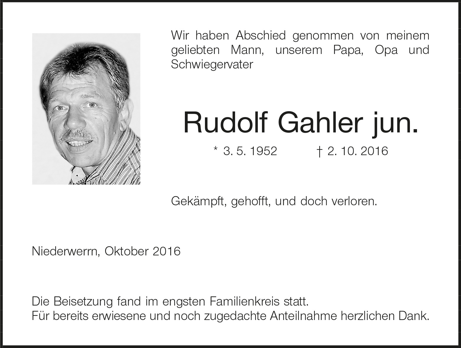 Rudolf Gahler